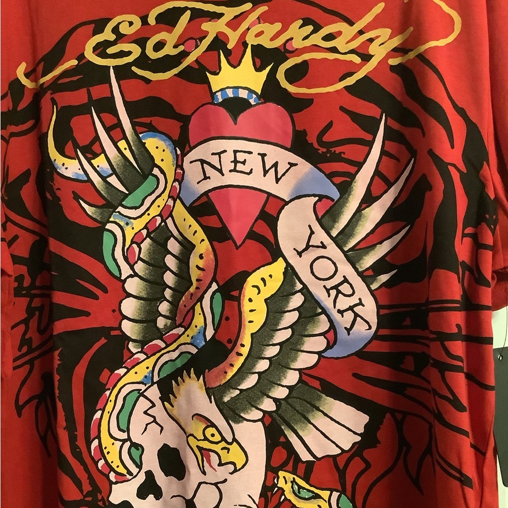 Ed Hardy shirt Sz L